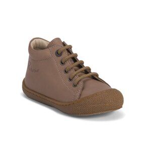 NATURINO Beige Leather Cocoon Sneakers (Infant, Toddler)